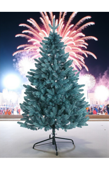 Елка Литая Голубая 150